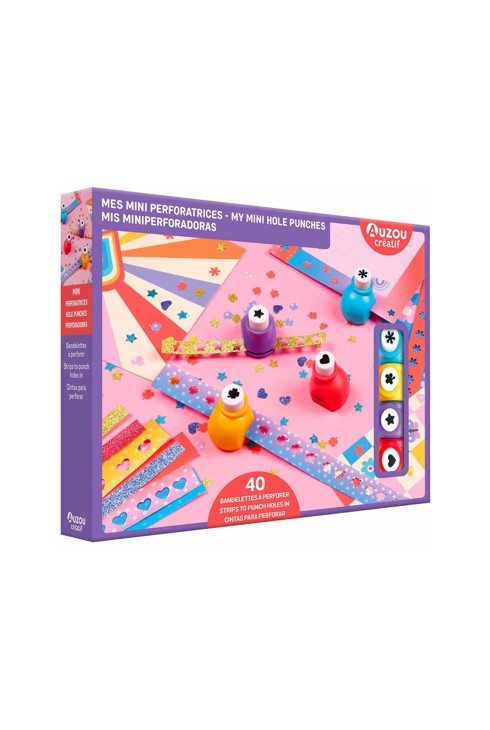 Coffret Mes mini perforatrices, 40 bandelettes à perforer 1