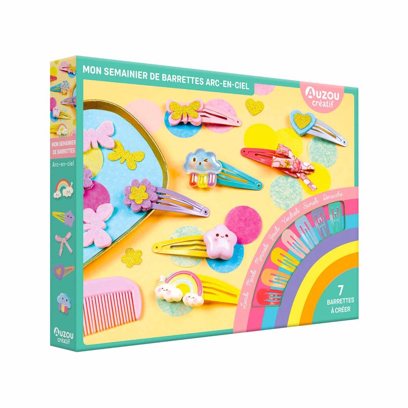 Auzou - Coffret Mon semenier de barrettes - De 6 ans à 9 ans