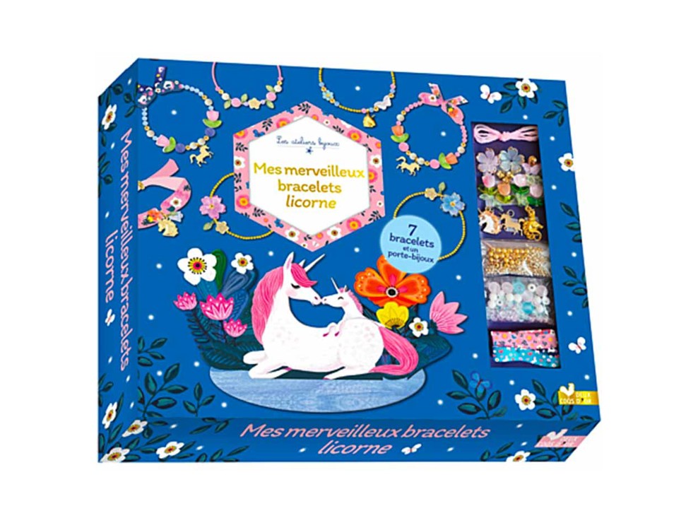 Coffret Mes merveilleux bracelets licornes 1