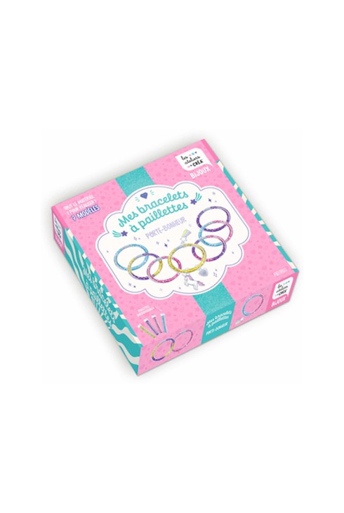 Coffret Mes bracelets en paillettes porte-bonheur 1