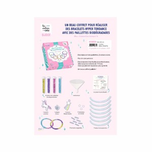 Coffret Mes bracelets en paillettes porte-bonheur