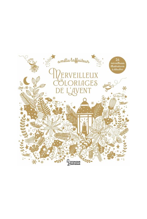 Livre Merveilleux coloriages de l' Avent 1