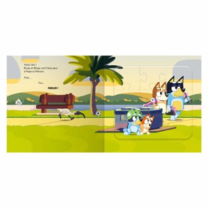 Grand livre de 5 puzzles de 12 pièces Bluey
