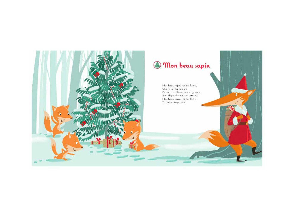 Livre sonore Comptines de Noël Père Castor 2