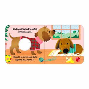 Livre Marionnette Gabriel le teckel