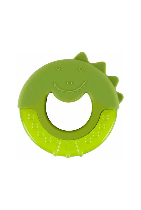 Hochet de dentition réfrigérant Dino vert 1