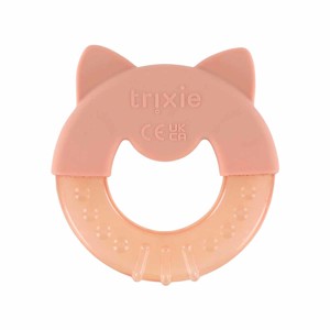 Hochet de dentition réfrigérant chat rose