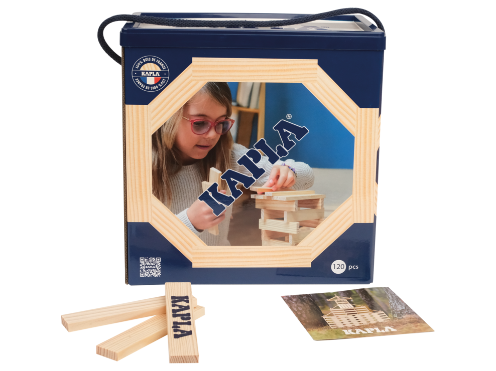 Baril 120 pièces nature Kapla 2