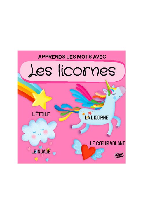 Coffret Les licornes Puzzle, livre et 10 figurines Sassi