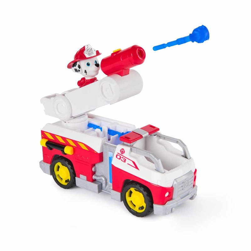Pat' Patrouille - Véhicule + figurine Fire Rescue Marcus, la Pat' Patrouille - Dès 3 ans