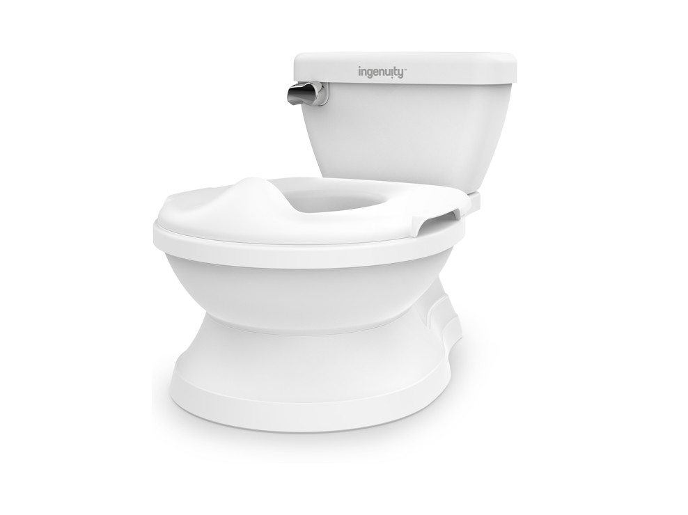 Pot et mini-toilettes avec réducteur blanc 2