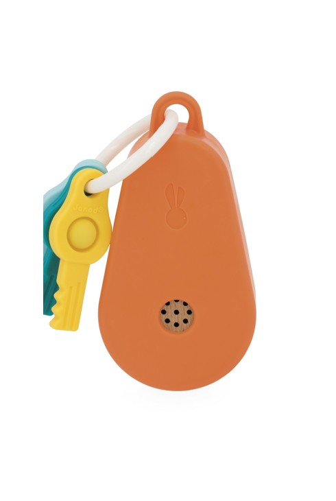 Trousseau de clés sonores en bois et silicone 2