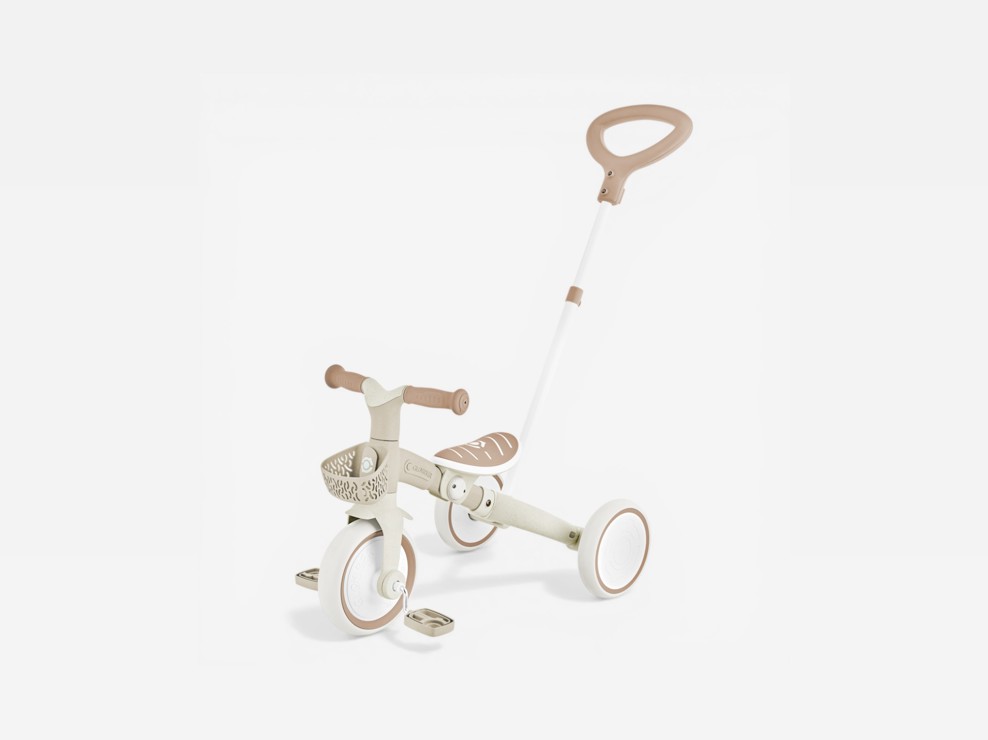 Tricycle évolutif 3 en 1 Plus Coconut Beige Globber 2