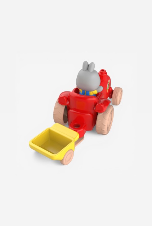 Set jardin Klorofil, tracteur, brouette et 1 personnage 2