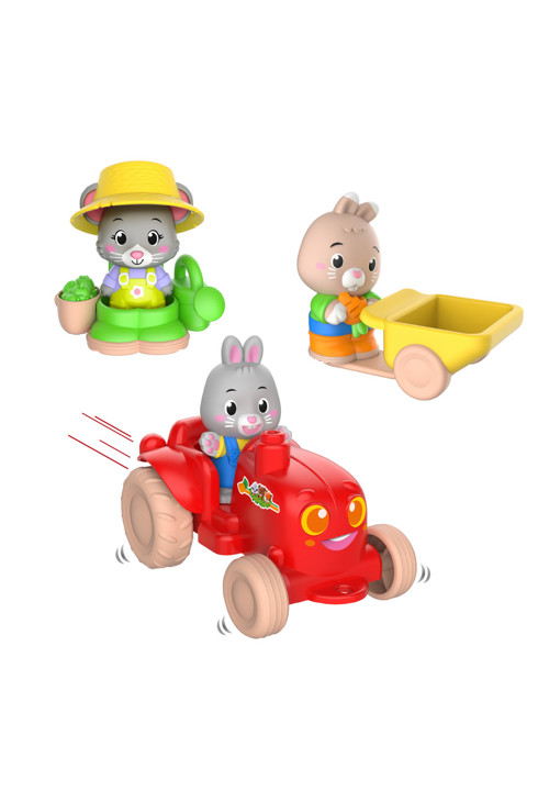 Set jardin Klorofil, tracteur, brouette et 1 personnage 1