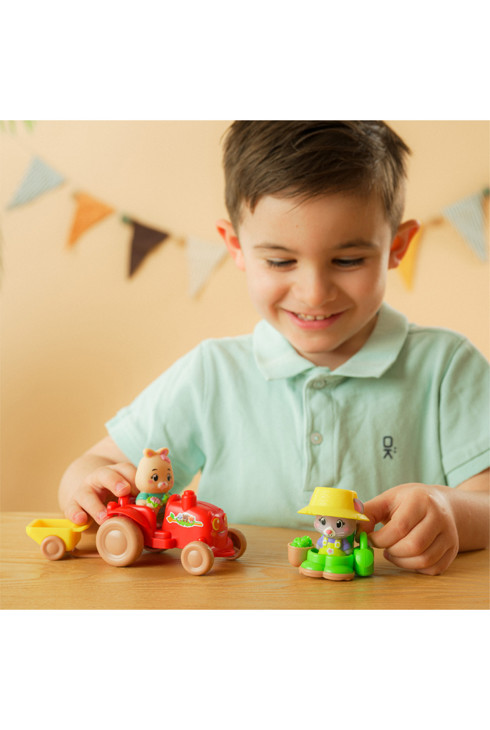 Set jardin Klorofil, tracteur, brouette et 1 personnage 2