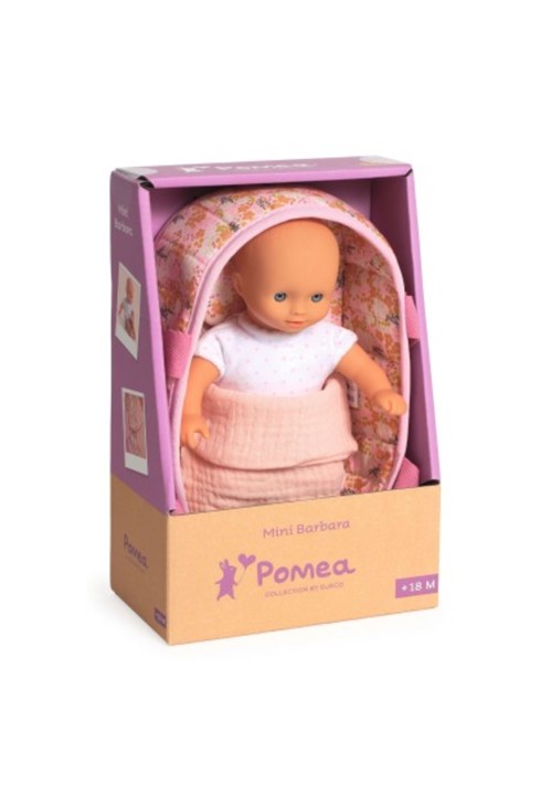 Mini Poupon poméa 20 cm dans son couffin 1