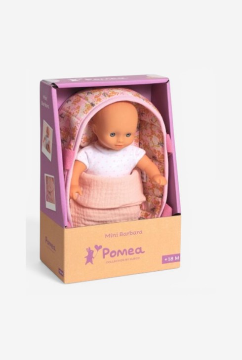 Mini Poupon poméa 20 cm dans son couffin 1