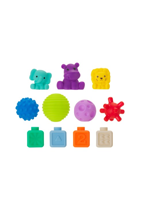 Coffret balles, cubes et animaux sensoriels Infantino Exclusivité 1