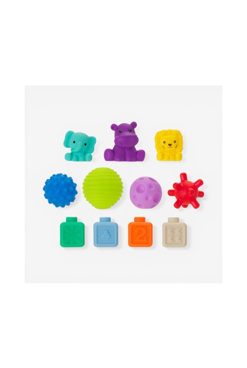 Coffret balles, cubes et animaux sensoriels Infantino Exclusivité 1