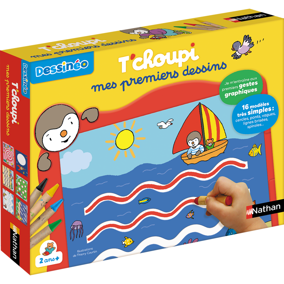 T'choupi Mes premiers dessins, Nathan