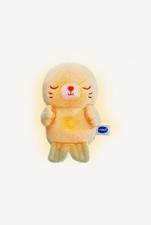 Peluche veilleuse phoque lumineuse et sonore Lumizen 1