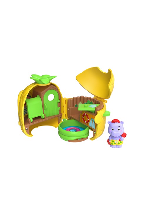 Playset ananas et hippopotame pocket Klorofil 1