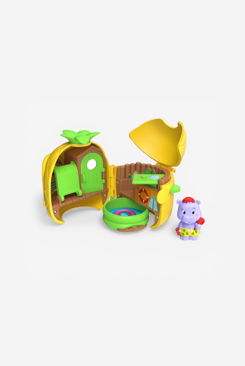 Playset ananas et hippopotame pocket Klorofil 1