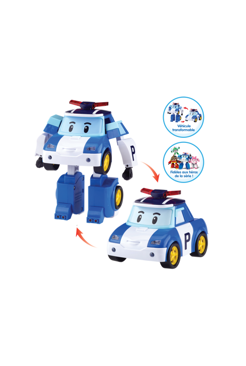 Véhicule transformable 2 en 1 Poli le policier Robocar 1