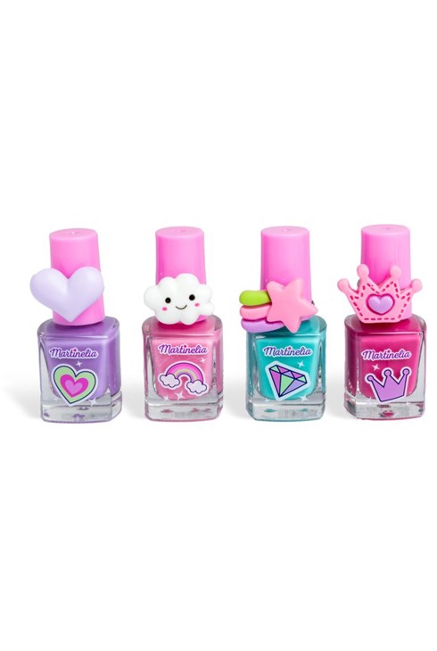 Coffret 4 vernis à ongles et bagues Martinelia 1