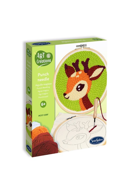 Kit punch needle petit cerf 1