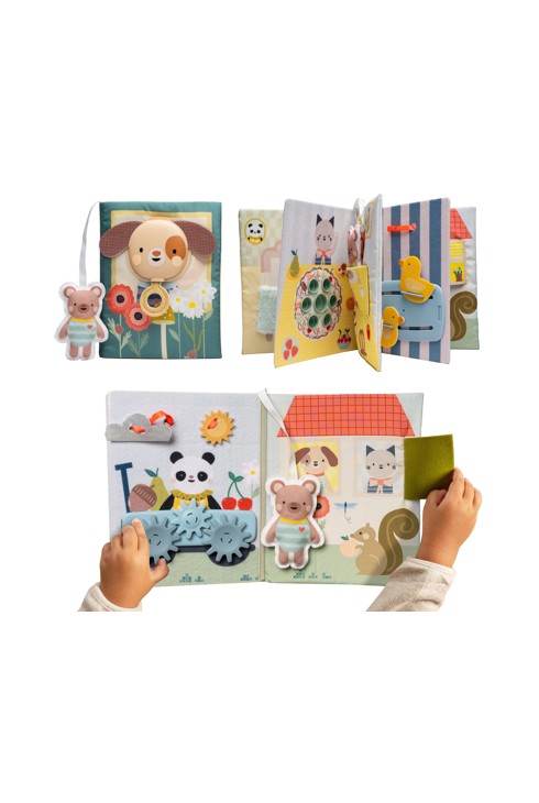 Livre d’activités en tissu busy book ma journée TAF TOYS 2