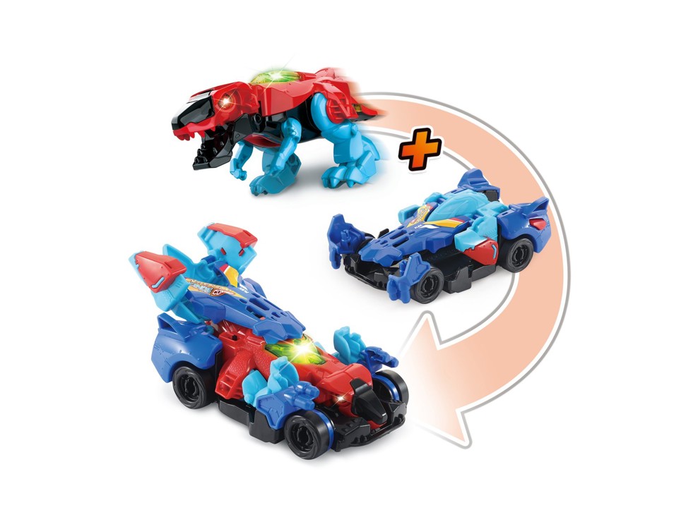 1 véhicule et 1 dinosaure intéractifs Switch&Go 2 en 1 Assortiment différents modèles 1