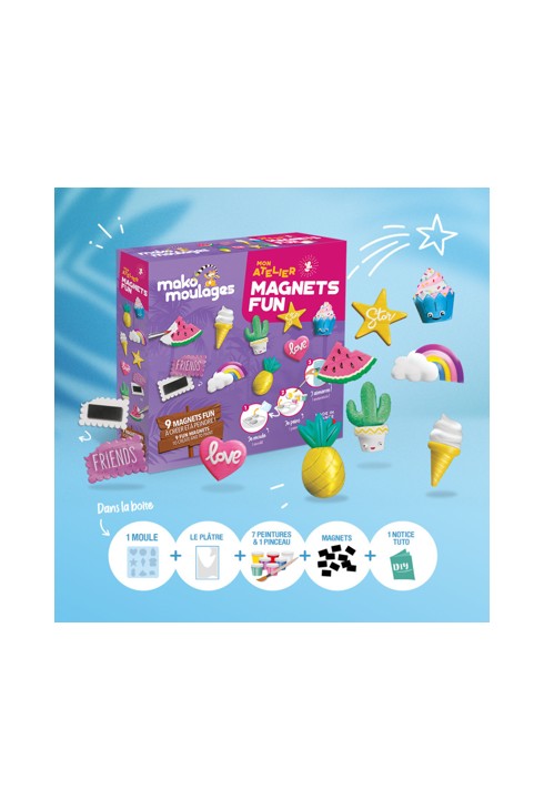 Coffret mako moulages Mon atelier Magnet Fun 2
