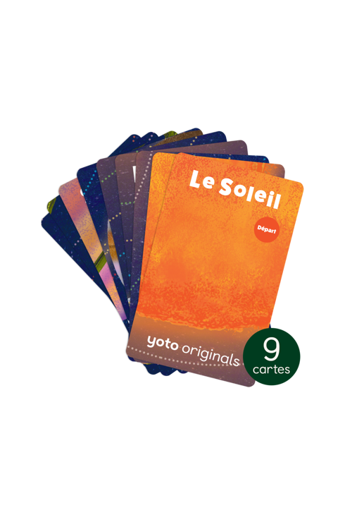 Carte histoire audio YOTO, Le système solaire 9 cartes 1