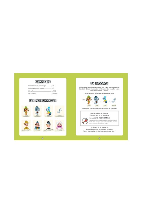 Livre Ma toute première enquête : A la recherche des dinosaures 2