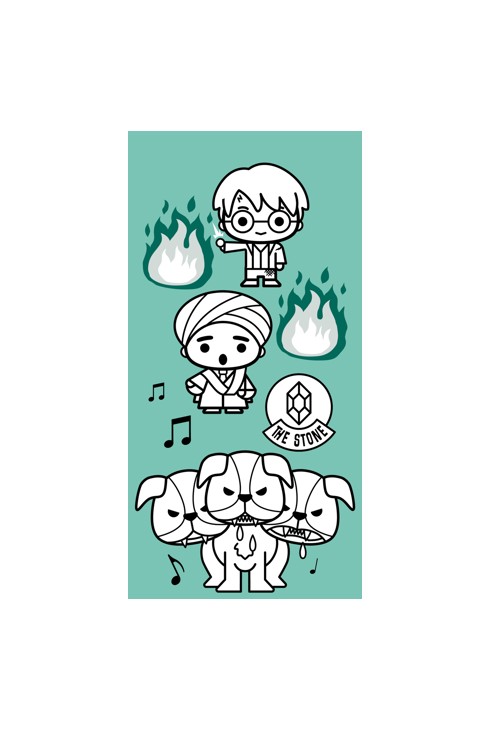 Livre Harry Potter, Mes coloriages Mignons Harry et ses amis 2