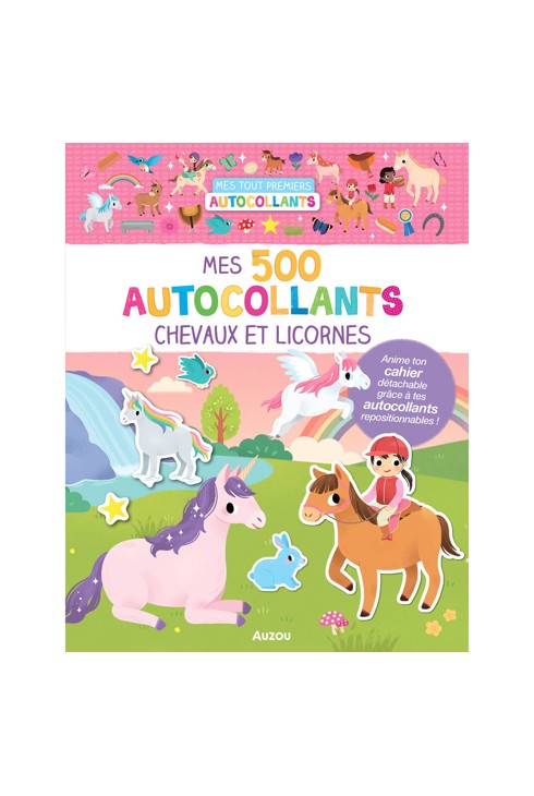 Pochette Mes tout premiers autocollants Chevaux et Licornes 1