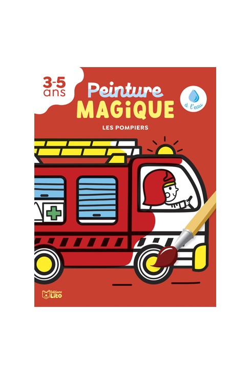 Pochette Peinture magique à l'eau : Les pompiers 1