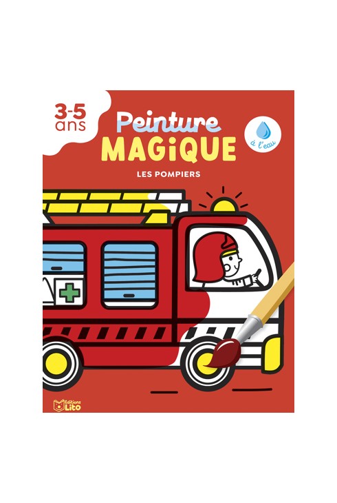 Pochette Peinture magique à l'eau : Les pompiers 1