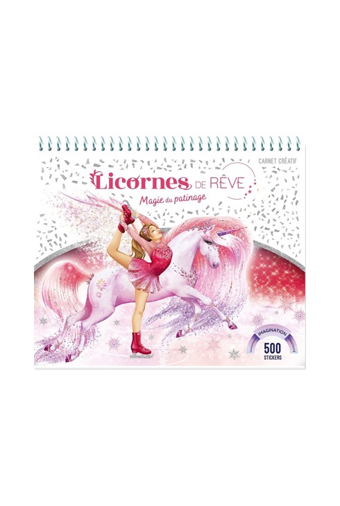 Carnet créatif, Licornes de rêve Magie des patineuses 1