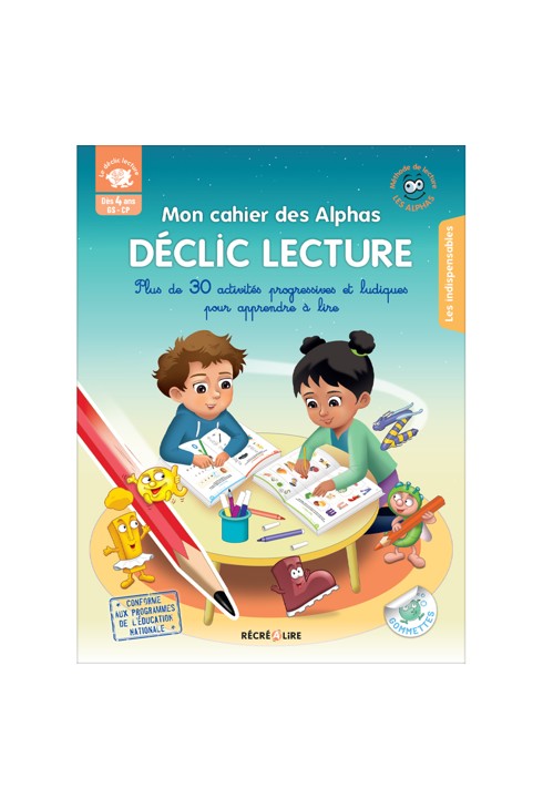 Mon cahier des Alphas déclic lecture 1