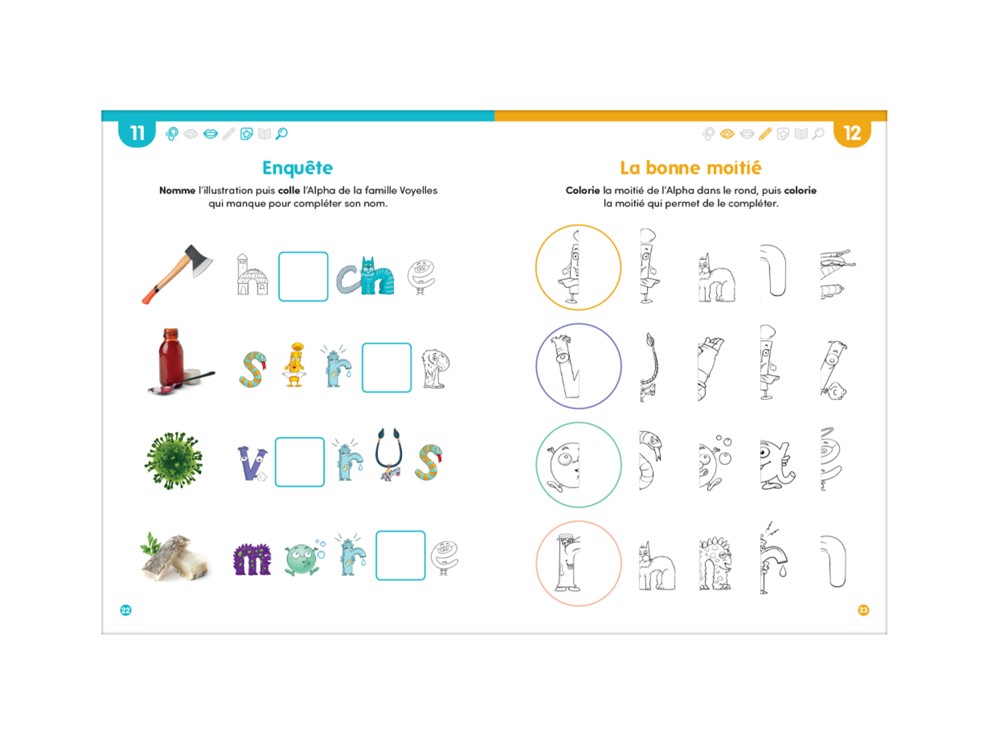 Mon cahier des Alphas déclic lecture 2