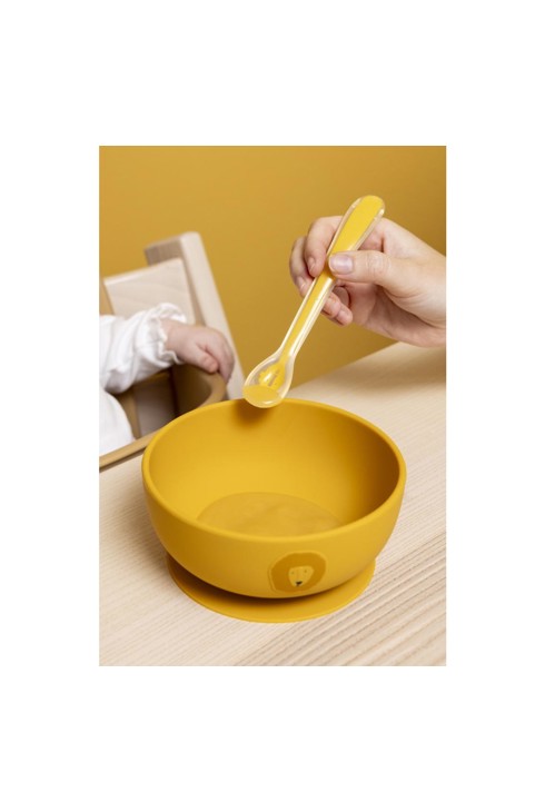 Pack de 3 cuillères d'alimentation pour bébé, Mr lion 2