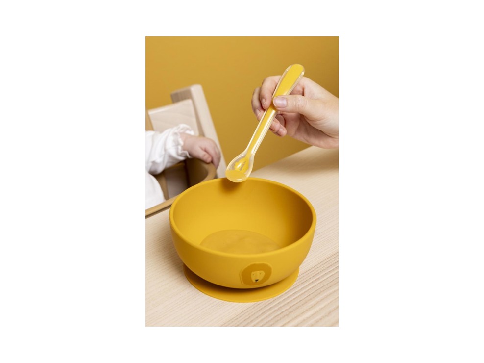 Pack de 3 cuillères d'alimentation pour bébé, Mr lion 2