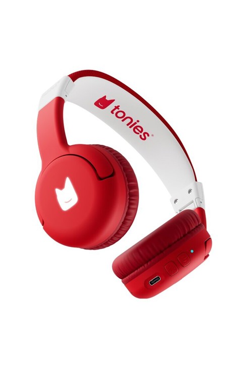 Casque Bluetooth rouge coquelicot de Tonies 1