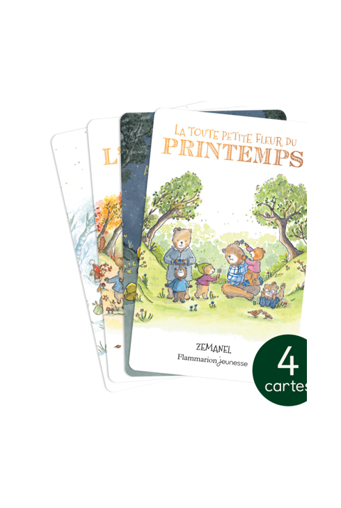 Carte histoire audio YOTO, Les quatre saisons de la famille ours 1