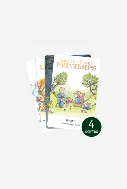 Carte histoire audio YOTO, Les quatre saisons de la famille ours 1