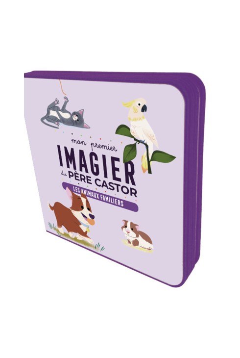 Livre Imagier feutrine du Père Castor, les animaux familiers 1