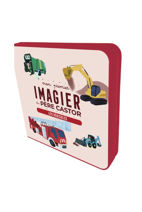 Livre feutrine Mon premier imagier du Père Castor, les véhicules 1
